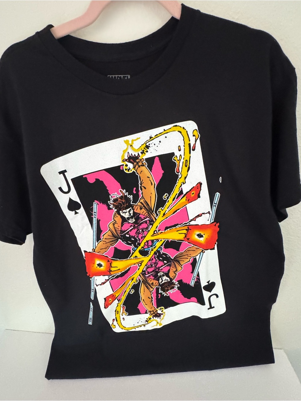 Marvel X- Men New Gambit Jack of Spades Tee SZ L